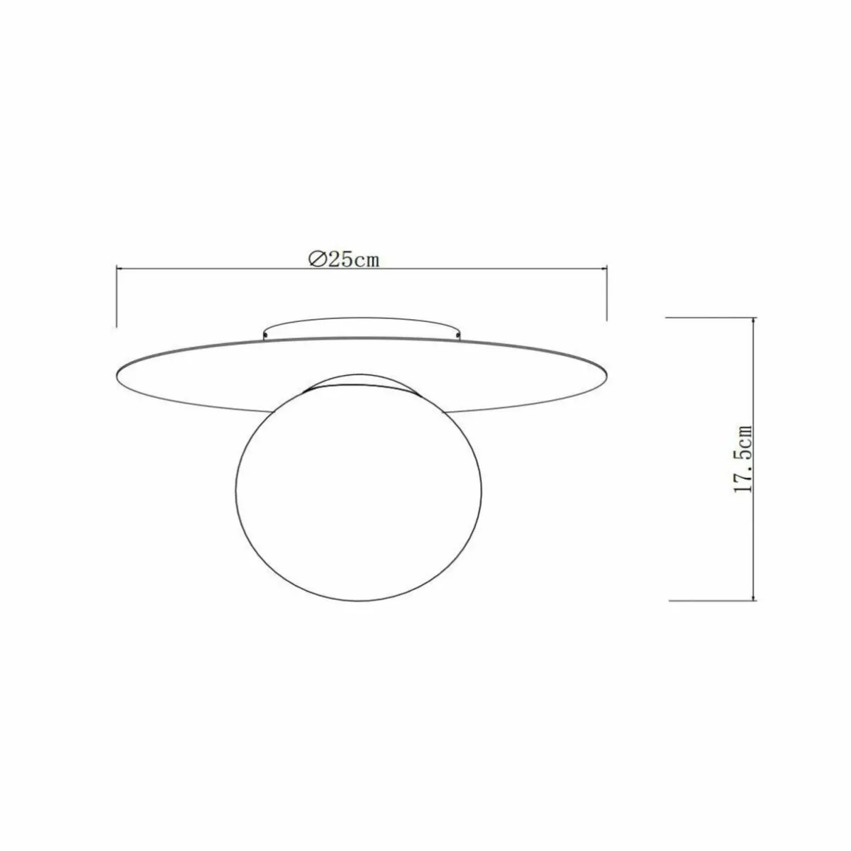 plafonnier_tricia_blanc___cm_verre__lampe_e_0.webp Fashion Lucide Plafonnier Tricia, blanc, Ø 25 cm, verre, 1 lampe, E27