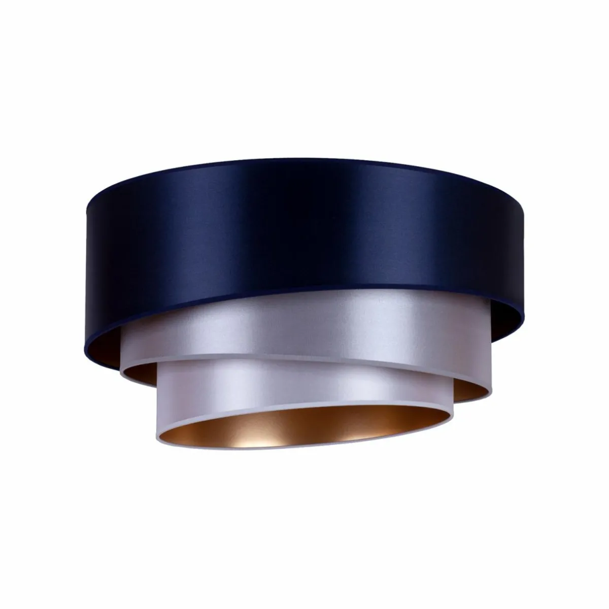 plafonnier_trio__cm_navyargentblancdor_0.webp Store Euluna Plafonnier Trio Ø 60 cm, navy/argenté/blanc/doré