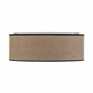 Cheap BRITOP Plafonnier Tubo, abat-jour textile, beige, Ø 38cm
