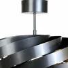 Outlet Euluna Plafonnier Vento, anthracite, Ø 60 cm