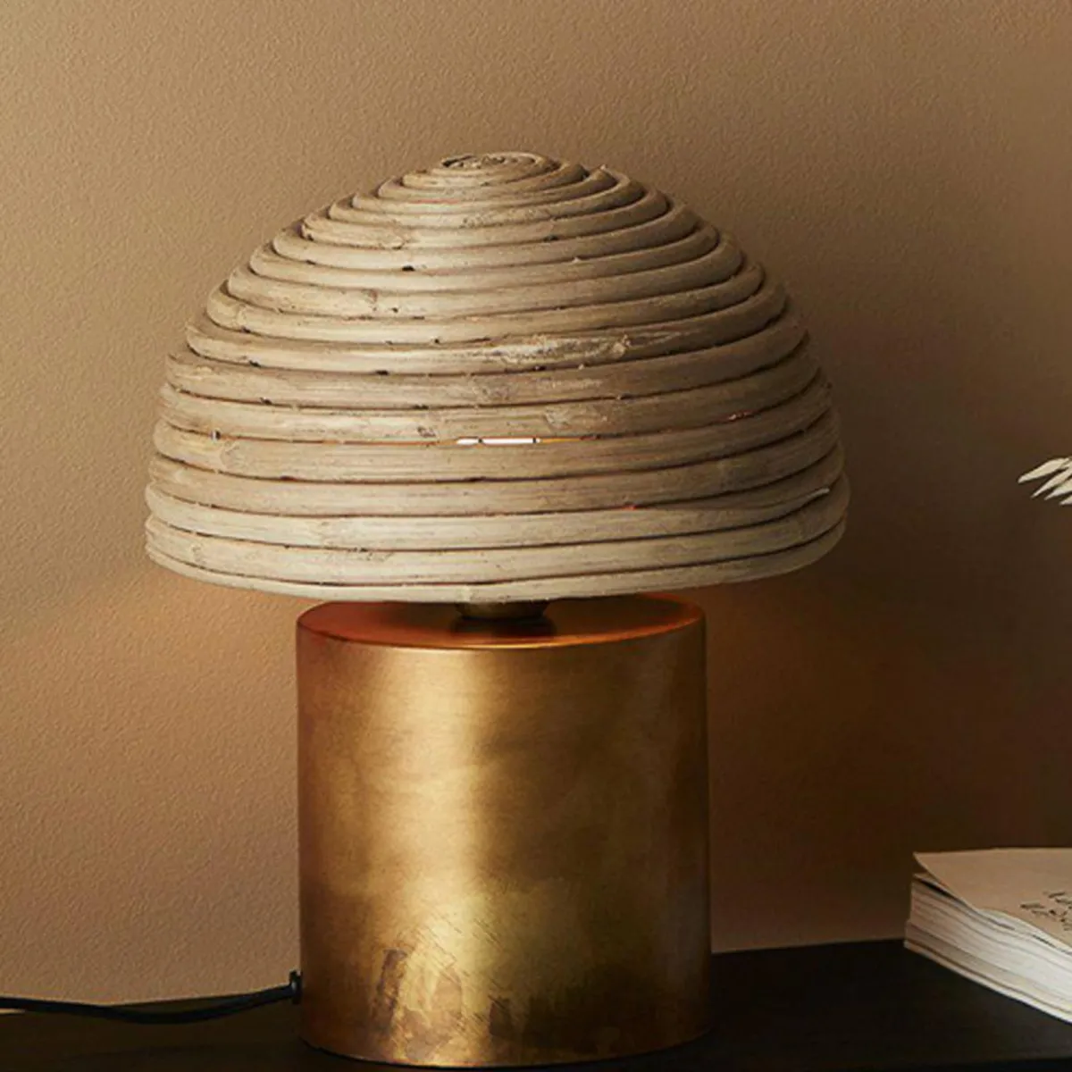 pr_home_bess_lampe__poser_abatjour_en_rotin_0.webp Cheap PR Home Bess lampe à poser, abat-jour en rotin