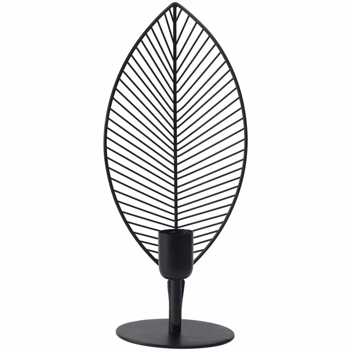 Best PR Home Elm lampe à poser en forme de feuille, hauteur 42 cm