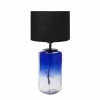Hot PR Home Gunnie lampe à poser, verre bleu/clair