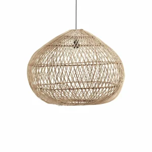 Online PR Home Karen Suspension Abat-jour en rotin Ø 50 cm