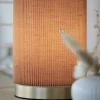 Outlet PR Home Lampe à poser Dora, marron, hauteur 25 cm