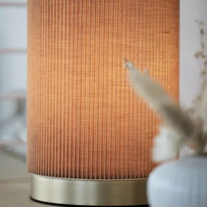 Outlet PR Home Lampe à poser Dora, marron, hauteur 25 cm