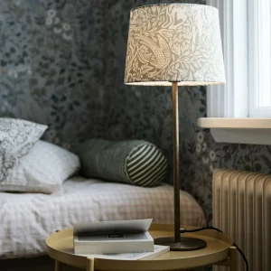 Online PR Home Lampe de table Base Sofia gris sureau Ø 25cm hauteur 58cm
