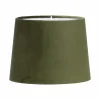 Outlet PR Home Li Na lampe abat-jour velours vert Ø 30 cm