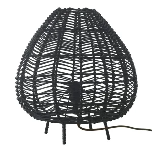 Fashion PR Home Nana lampe à poser en rotin noir