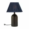 Best Sale PR Home Riley lampe à poser, noire/bleue