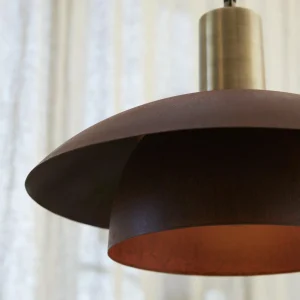 New PR Home Suspension Bolton, Ø 45 cm, couleur rouille, métal