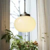 Online PR Home Suspension Elsy, laiton, verre crème, connecteur