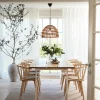 Clearance PR Home Suspension Lace, abat-jour en rotin, Ø 46 cm