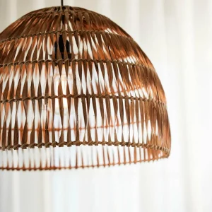 Flash Sale PR Home Suspension Lace, abat-jour en rotin, Ø 37 cm