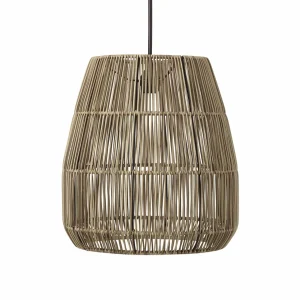 Shop PR Home Suspension Saigon, aspect rotin, gris, Ø 38 cm