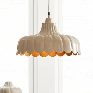 Cheap PR Home Suspension Wells, beige/or, Ø 43 cm, métal
