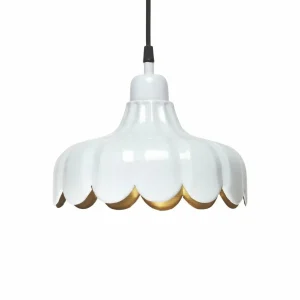 Cheap PR Home Suspension Wells Small, blanc/or, Ø 24 cm, connecteur