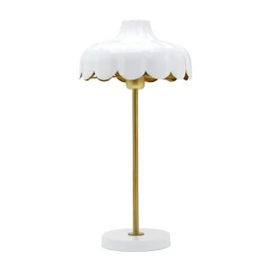 Store PR Home Wells lampe à poser blanche/dorée