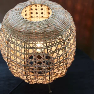 Best PR Home Wickham lampe à poser en rotin