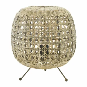Best PR Home Wickham lampe à poser en rotin