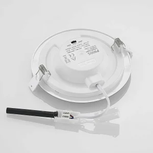 Shop PRIOS lampe encastrable LED Cadance, argent, 17 cm, 3 pièces, intensité