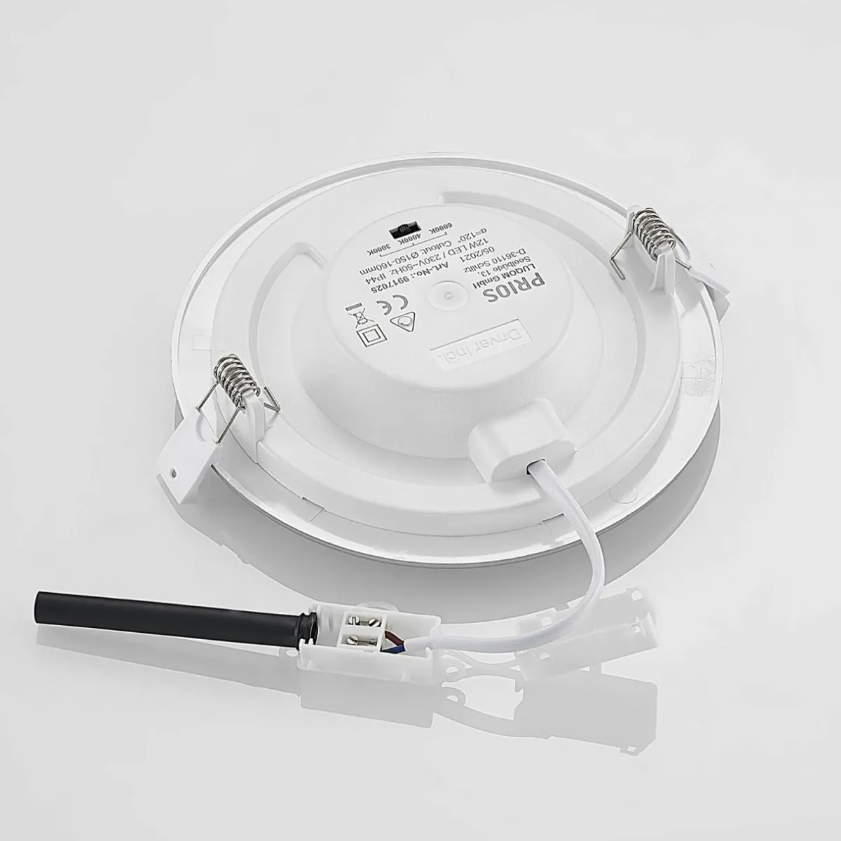 prios_lampe_encastrable_led_cadance_argent_cm_par__intensit_5.webp Clearance PRIOS lampe encastrable LED Cadance, argent, 17cm, par 10, intensité