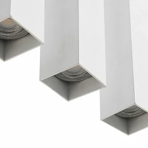 Outlet PRIOS Neliyah suspension blanche, 4 lampes
