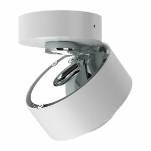 Outlet Top Light Puk Mini Move G9 spot, lentille transparente, blanc mat