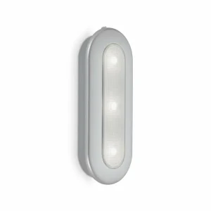 Store Briloner Push light LED Row, à piles, 6 500 K, 15 cm