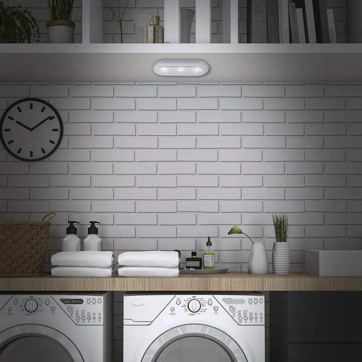 push_light_led_row__piles_k_cm_3.webp Store Briloner Push light LED Row, à piles, 6 500 K, 15 cm