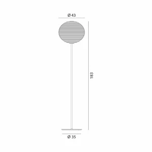 Fashion Rotaliana Flow Glass F1 lampadaire Ø 43 cm