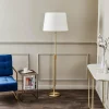 Shop Rothfels Phelandis lampadaire variateur laiton