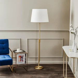 Shop Rothfels Phelandis lampadaire variateur laiton
