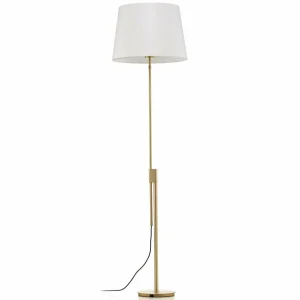 Shop Rothfels Phelandis lampadaire variateur laiton