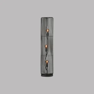 Fashion Schöner Wohnen Cage lampe sur pied abat-jour cage