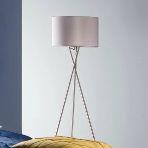 Shop Schöner Wohnen Pina lampadaire trépied gris clair