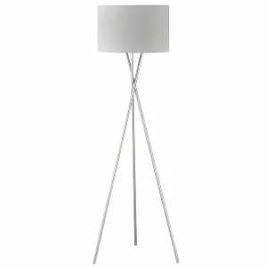 Shop Schöner Wohnen Pina lampadaire trépied gris clair