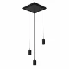 Cheap SEGULA Madox Square 3X Wave suspension noire E27