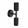 Best SEGULA Onyx Double Wave applique, noire, 2 lampes