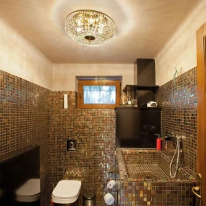 Outlet ORION SHERATA - plafonnier rond, or 45 cm