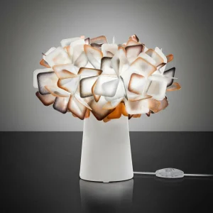 Sale Slamp lampe à poser Clizia, blanc/orange