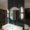 Outlet SLV Applique murale LED pour salle de bain Lygant double, chrome, aluminium