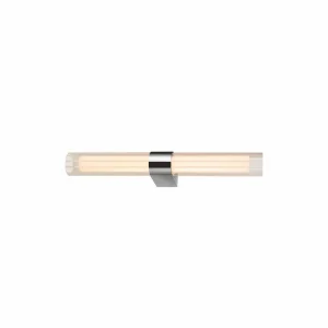 Outlet SLV Applique murale LED pour salle de bain Lygant double, chrome, aluminium