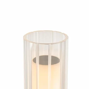 Outlet SLV Applique murale LED pour salle de bain Lygant double, chrome, aluminium