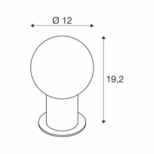 Discount SLV Lampe de table Varyt, chrome, aluminium, hauteur 19,2 cm