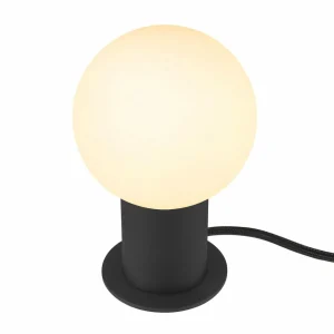 New SLV Lampe de table Varyt, noir, aluminium, hauteur 19,2 cm