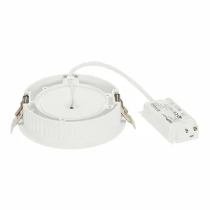 Store SLV Luminaire encastrable LED Occuldas 14, blanc, aluminium, Ø 14 cm
