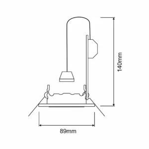 Online Deko-Light Spot encastré GU10 sans ampoule, aluminium