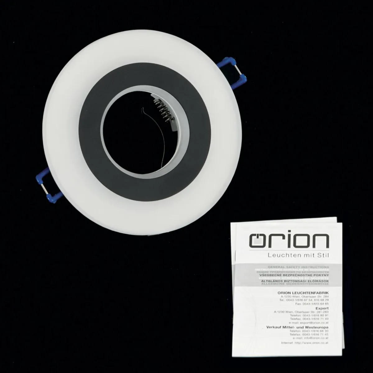 spot_encastrable_glow_noir_mtal___cm_gu_4.webp Best ORION Spot encastrable Glow, noir, métal, Ø 11 cm, GU10