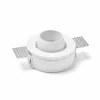 Store TECNICO by Sforzin Spot encastrable Lelanto, blanc, plâtre, Ø 10 cm, GU10